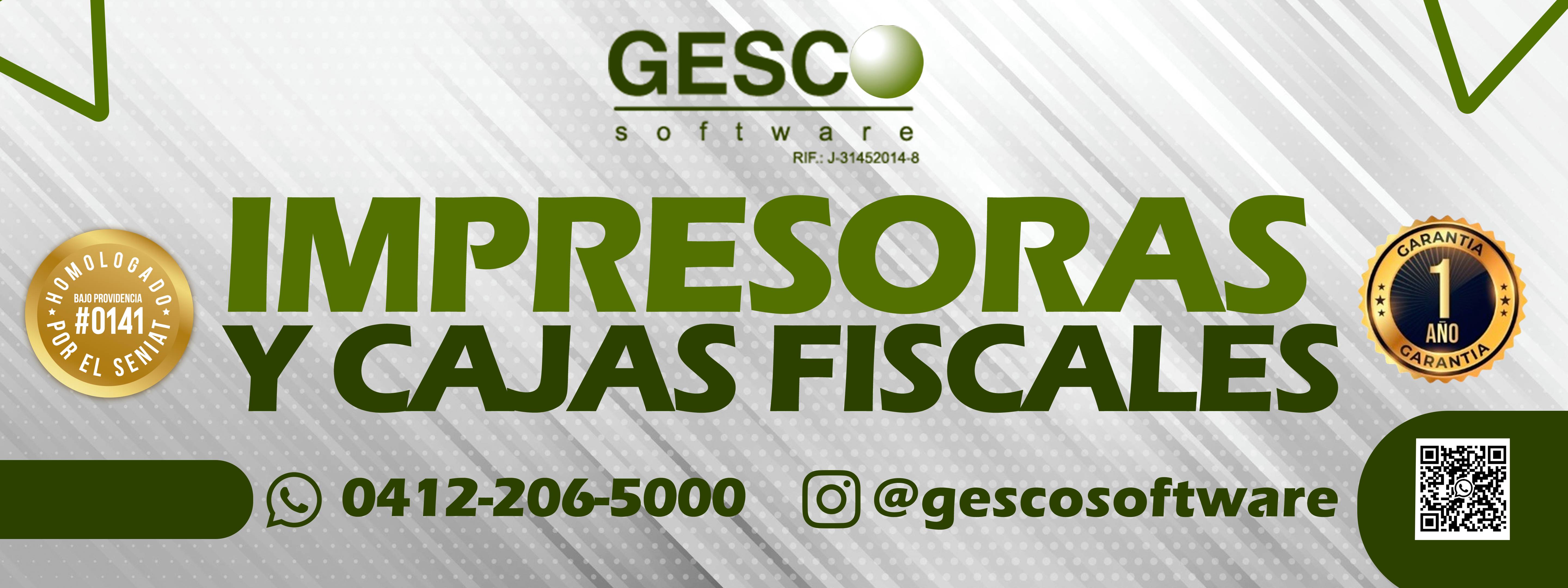 Impresoras Fiscales Homologadas Gesco Software